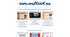 Desktop Screenshot of multiart.nu